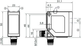 LEUZE ODS110L1.3/LCT-M12 Optik mesafe sensörü