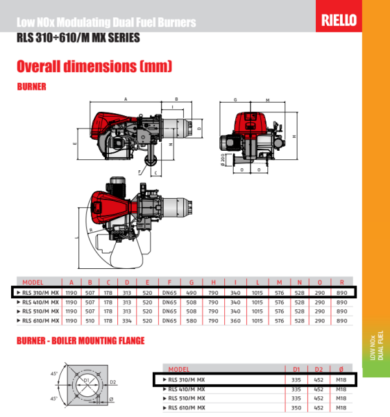 RIELLO RLS310/M MX